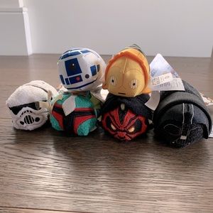Disney Star Wars mini 3.5” Tsum Tsum set - 6 characters lot